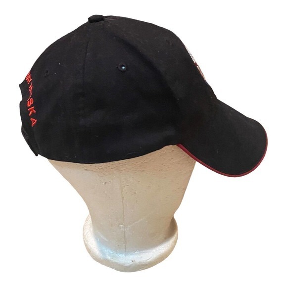 WHITE PASS & YUKON ROUTE SKAGWAY ALASKA ADJUSTABLE STRAPBACK HAT/CAP, BLACK 2012 - Picture 3 of 5